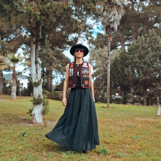 Very Lightweight Cotton Long Skirt