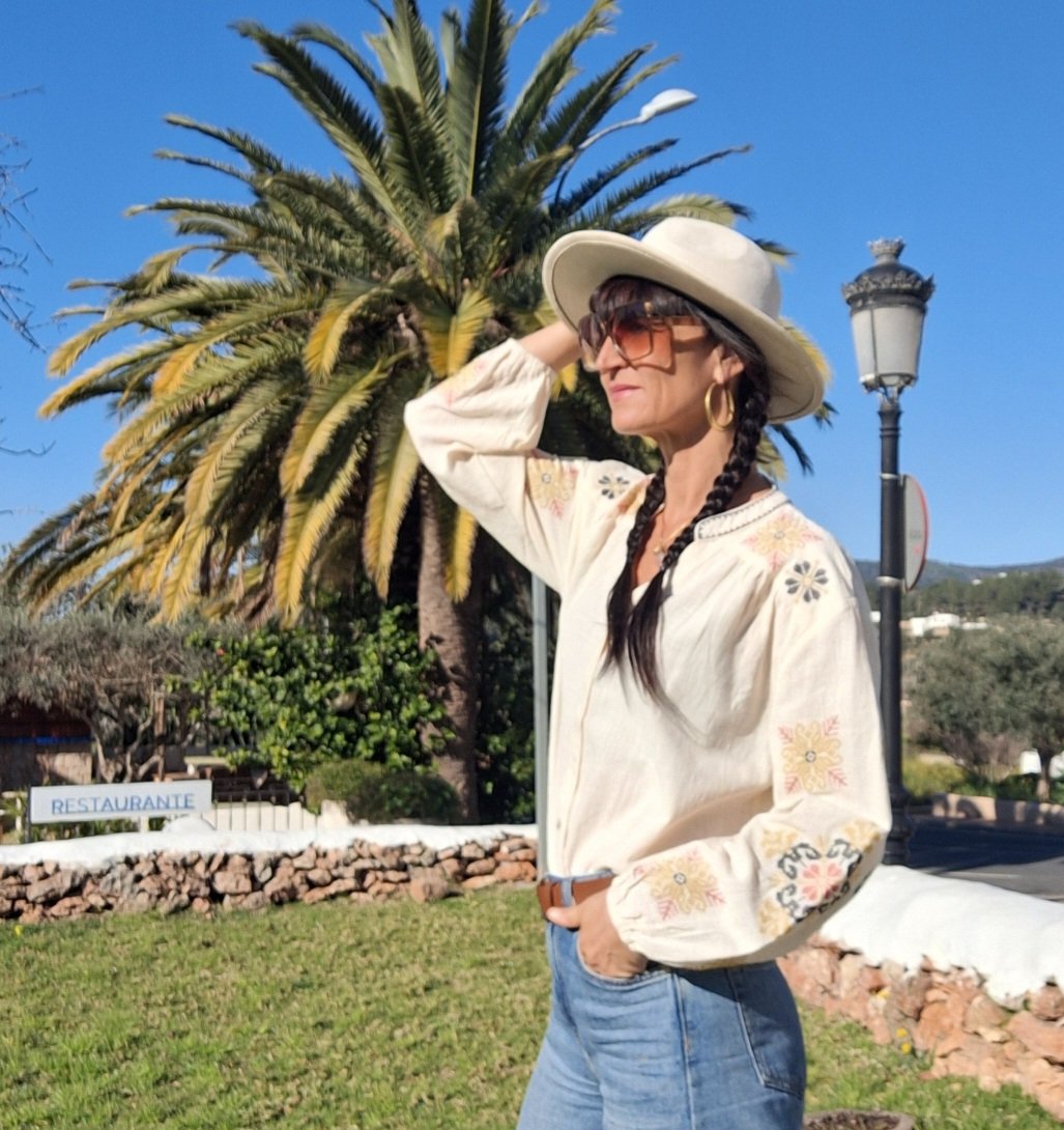 Embroidered Cotton Shirt