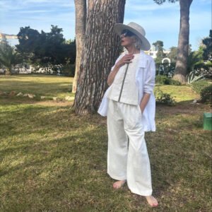 Conjunto lino blanco
